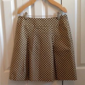 Talbots Front Pleated Skirt